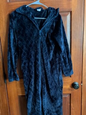 croft & barrow Navy Blue Super Soft Zipped Robe